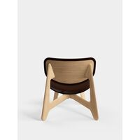 Slab Lounge Chair Natur-/Choko-Leder
