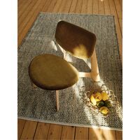 Slab Lounge Chair Natural/Royal 0162