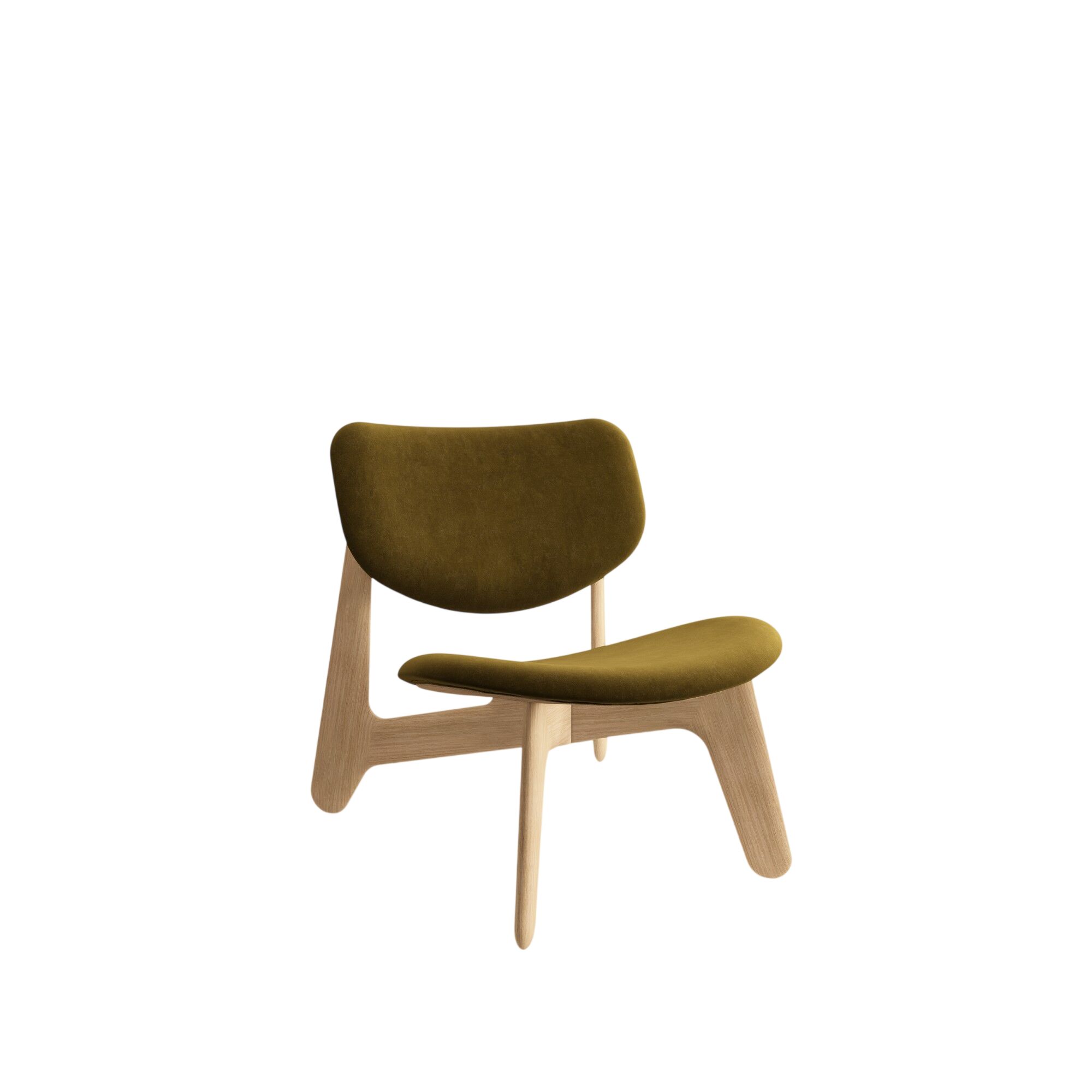 Slab loungestol Natural/Royal 0162