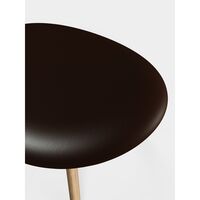 Slab Ottoman Natural/Choko Leather