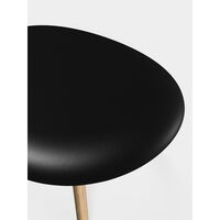 Slab rahi, luonnonvärinen/musta nahka