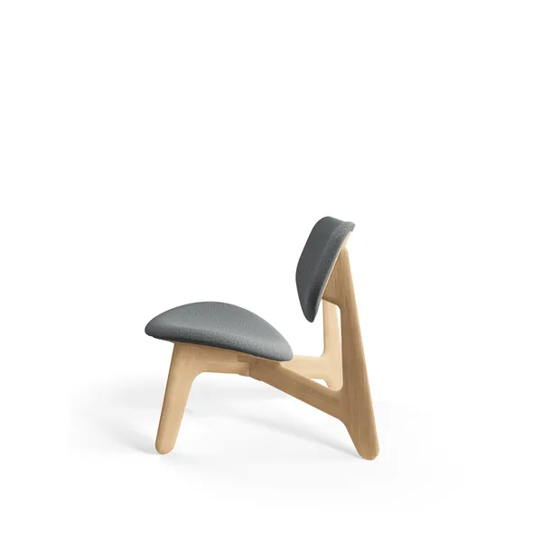 Slab Lounge Chair Natural/Hallingdal 0130