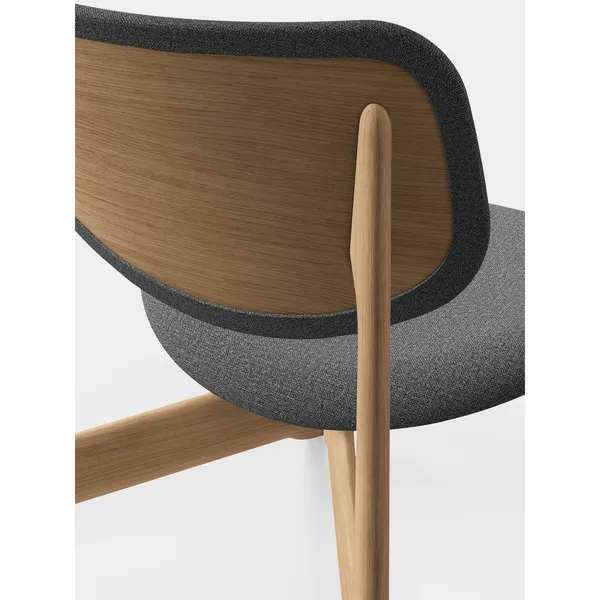 Slab Lounge Chair Natural/Hallingdal 0130