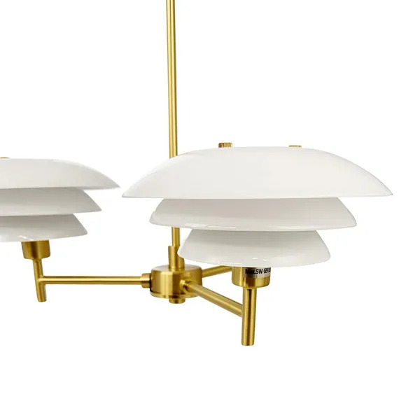 DL20 Chandelier Messing/Opal