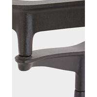 Spin Candle Holder Black