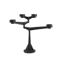 Spin Kerzenhalter Mini Schwarz