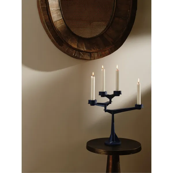 Spin Kerzenhalter Mini Blau