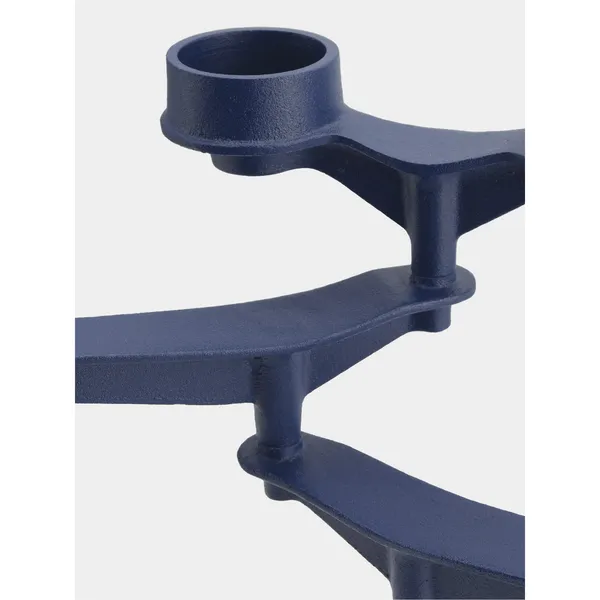Spin Kerzenhalter Mini Blau