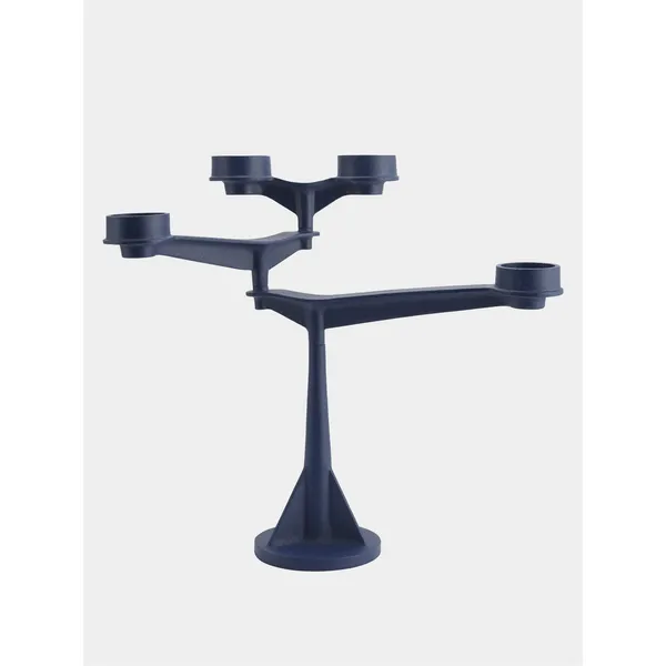 Spin Kerzenhalter Mini Blau