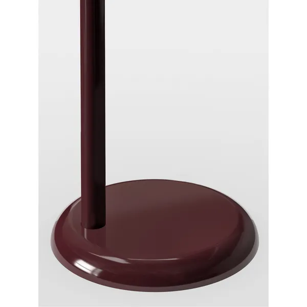 Spot Side Table Burgundy