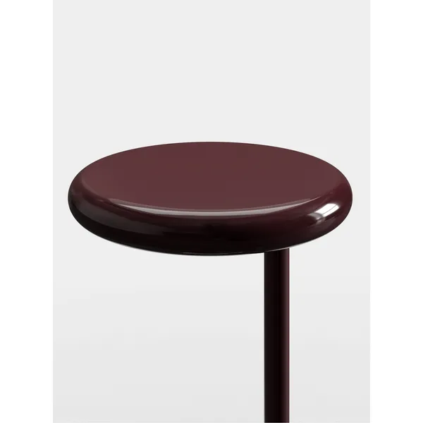 Spot Side Table Burgundy