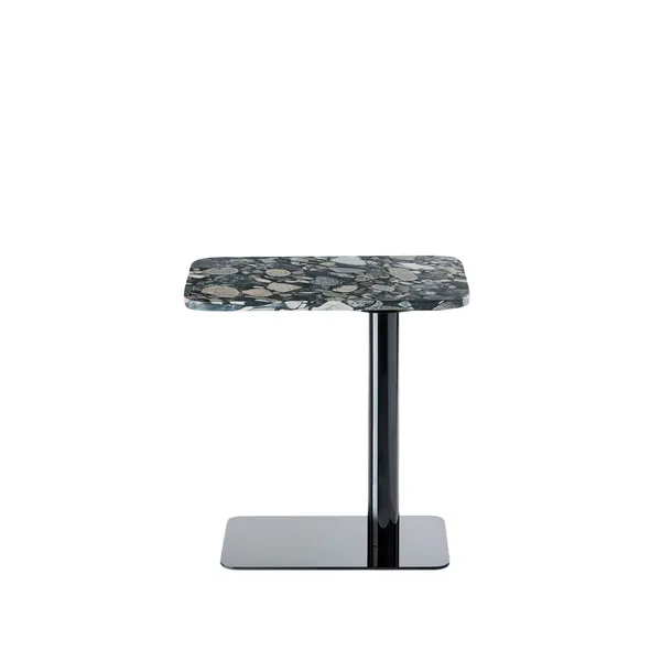 Stone Sidebord Rektangulær Pebble/Black