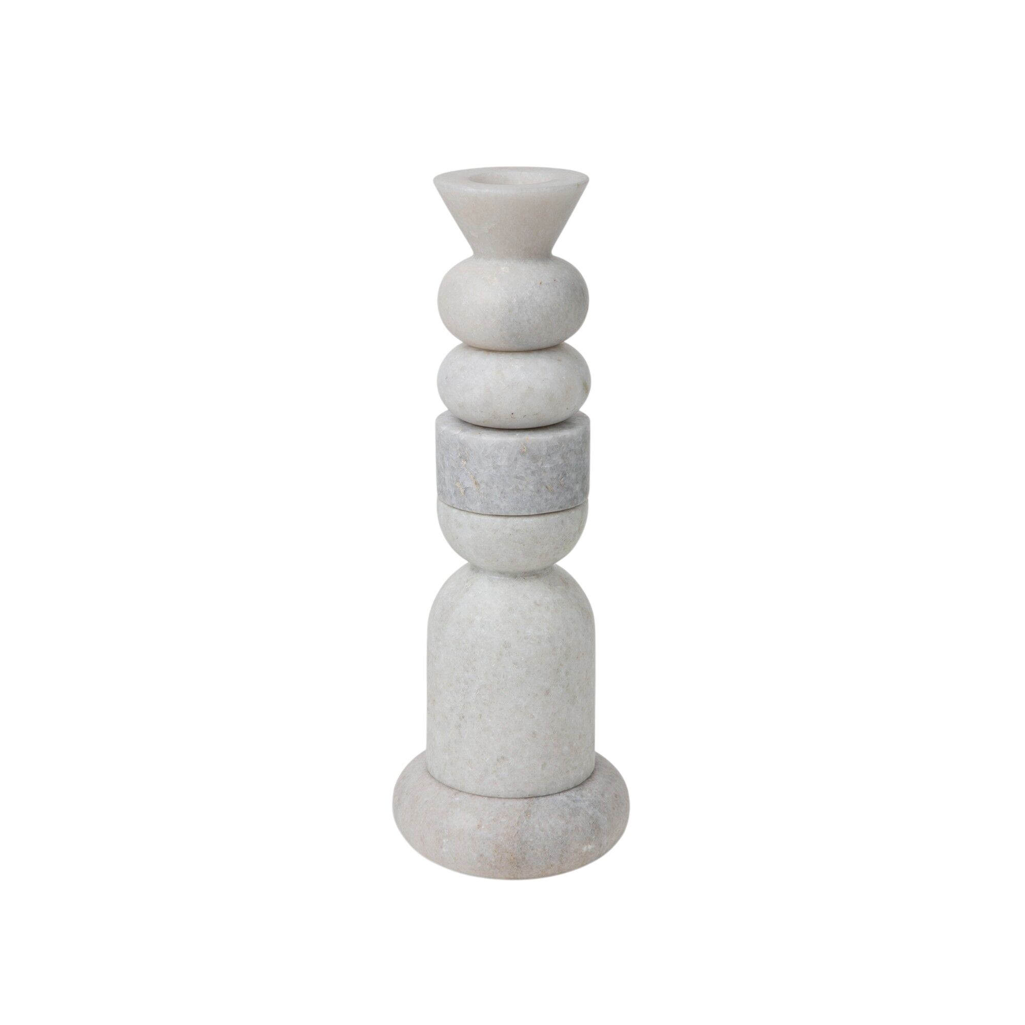 Stone Stacking lysestake Hvit