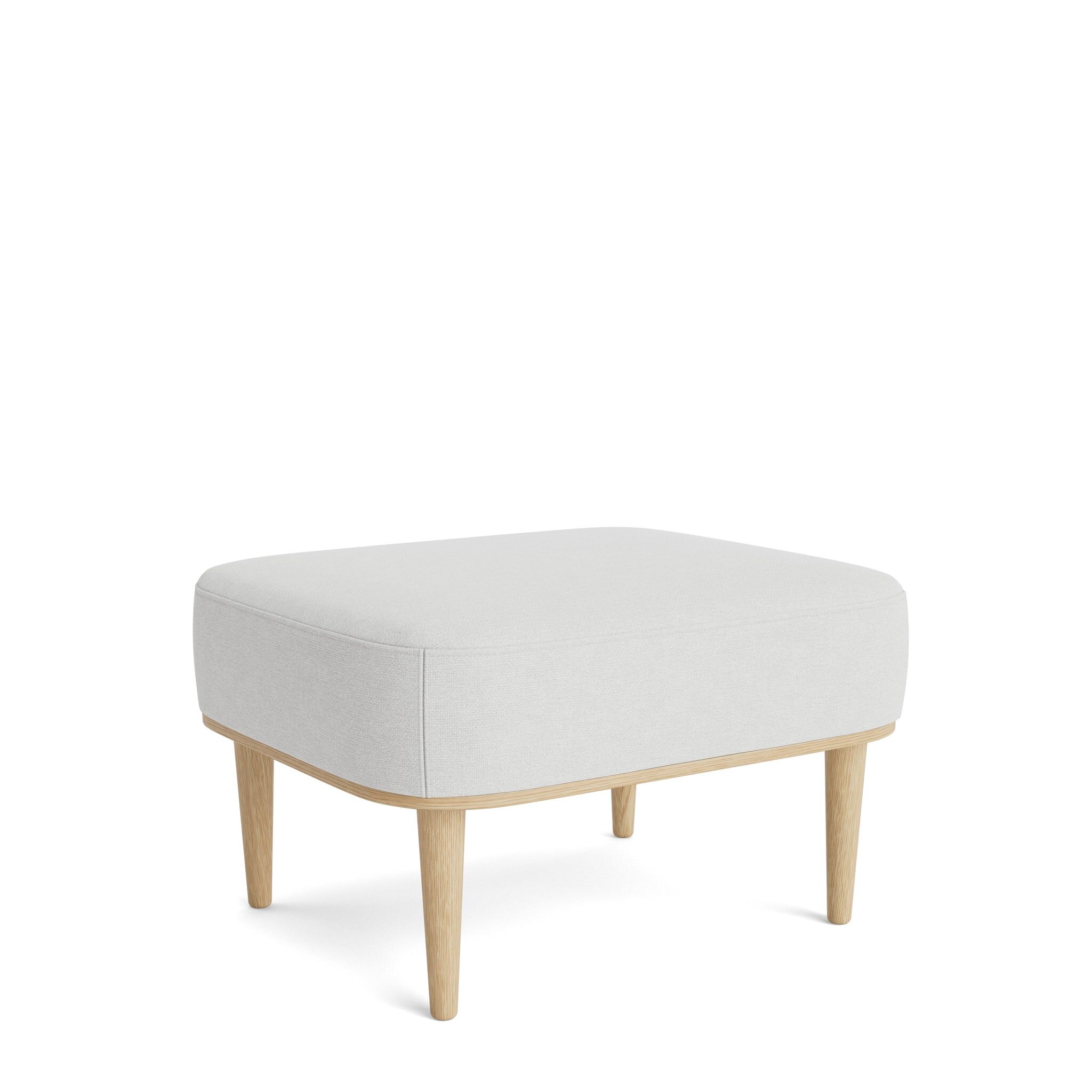Serena Puff Natur Eik/Silver Grey