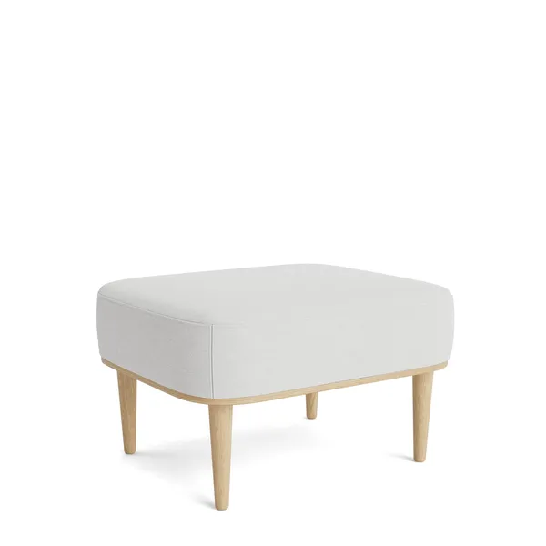 Serena Pouf Natural Oak/Silver Grey