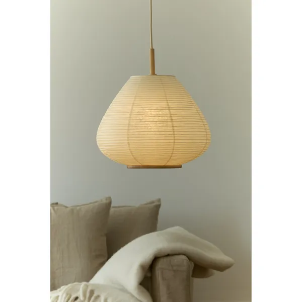Mori Mushroom viseća svjetiljka Ø35, hrast/Off-white