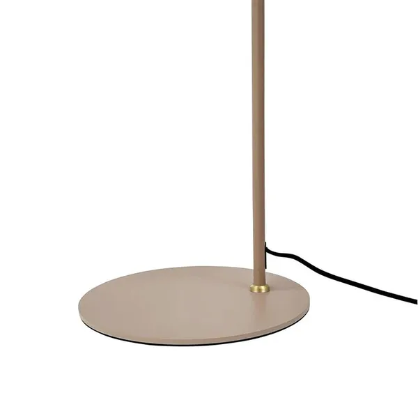 DL12 Gulvlampe Beige/ Messing