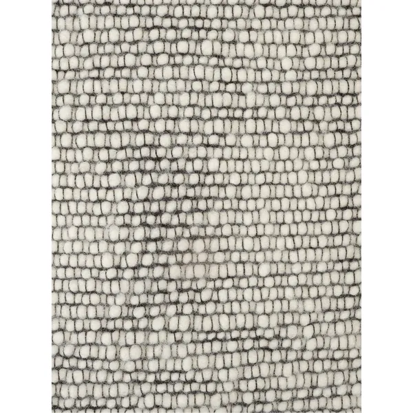 Thread Cushion 50x50 cm Schwarz/Weiß