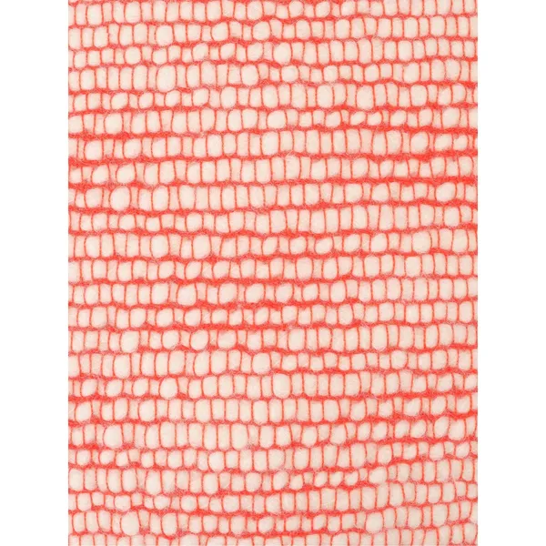 Thread Cushion 50x50 cm Orange/White