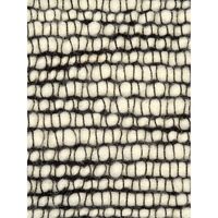 Thread Decke 140x180 Schwarz/Weiß