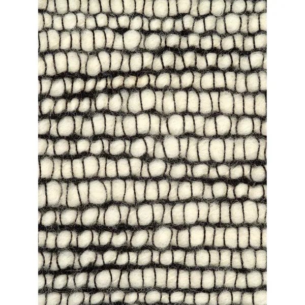 Thread Decke 140x180 Schwarz/Weiß