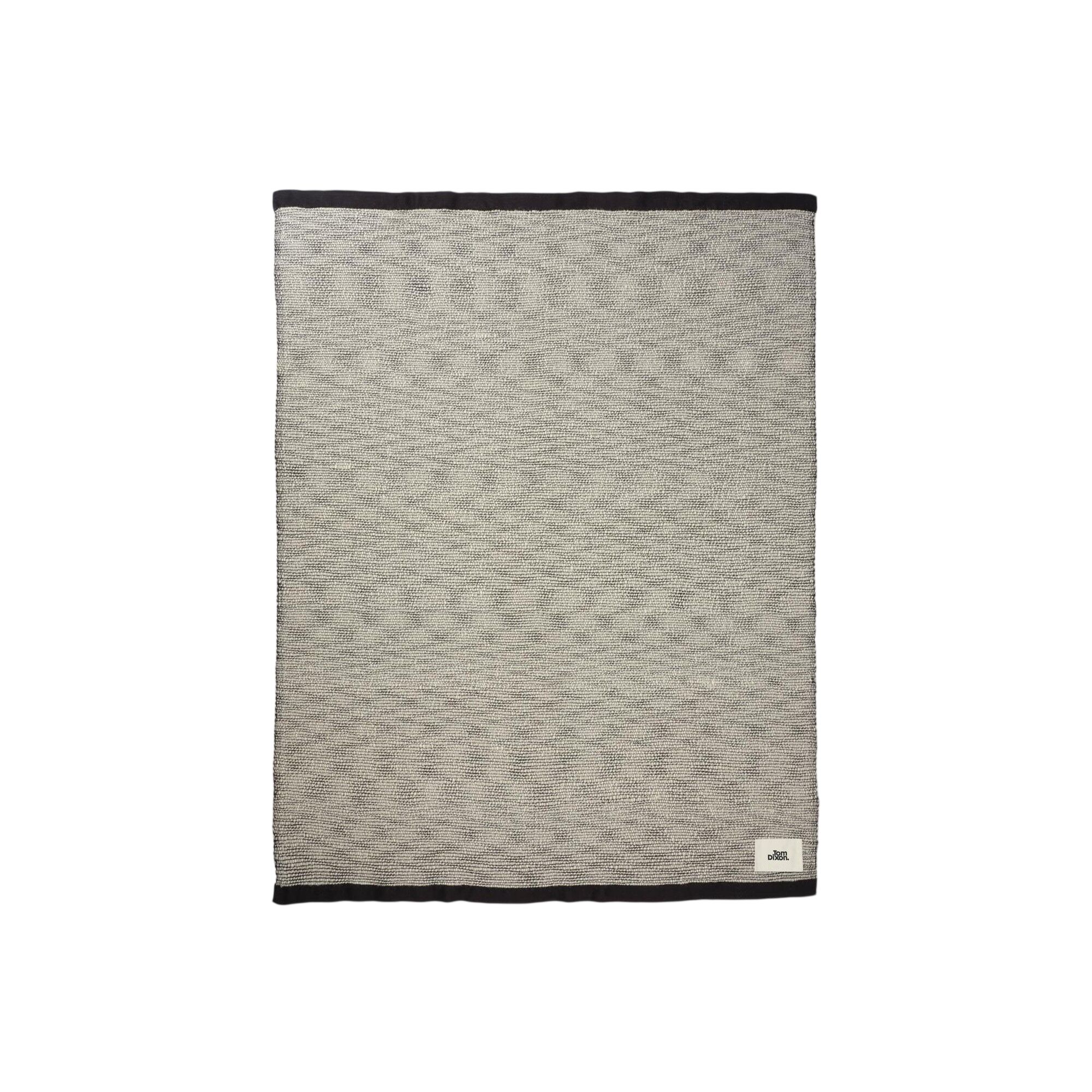 Thread Blanket 140x180 Sort/Hvit