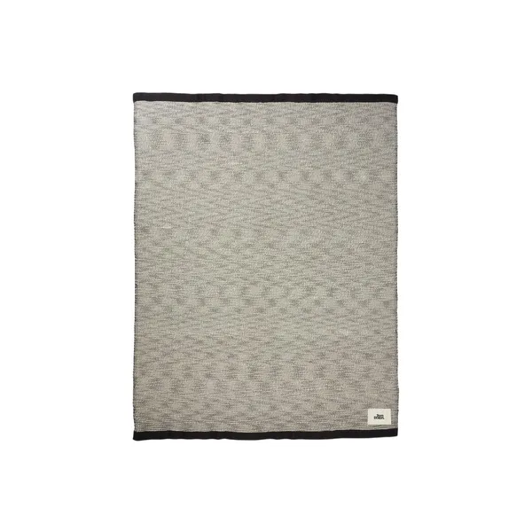Thread Decke 140x180 Schwarz/Weiß