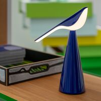 Tiki T2 Transportable Lampe H30 Blau Gloss