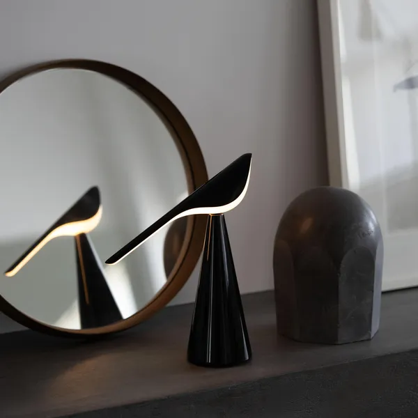 TIKI T2 Tragbare Lampe H30 Schwarz