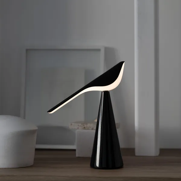 TIKI T2 Tragbare Lampe H30 Schwarz