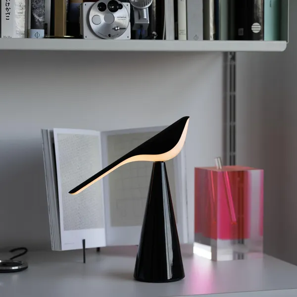 TIKI T2 Tragbare Lampe H30 Schwarz