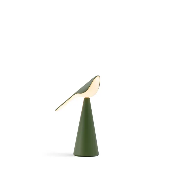 Tiki T2 Transportable Lampe H30 Matt Olivgrün