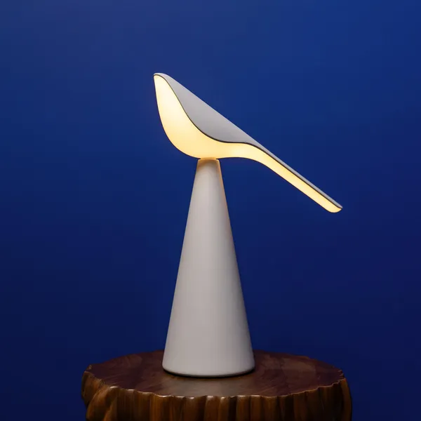 TIKI T2 Tragbare Lampe H30 Weiß