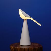 TIKI T2 Tragbare Lampe H30 Weiß