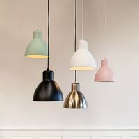 Norden Pendant Medium Brushed Metal