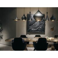 Beat Pendant Wide Black