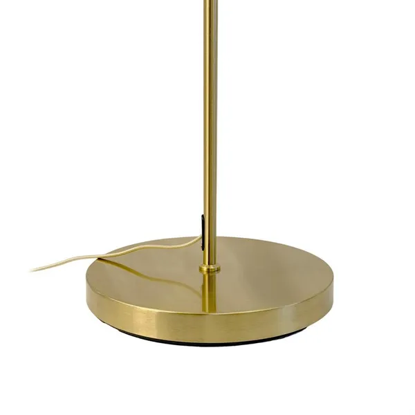 Stockholm gulvlampe hvid/messing
