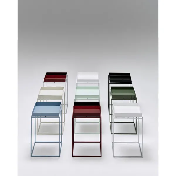 Tray Couchtisch Groß Warmbeige/Stahl