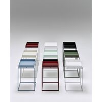 Tray Couchtisch Groß Warmbeige/Stahl
