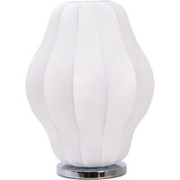 Bloom Table Lamp White/Chrome