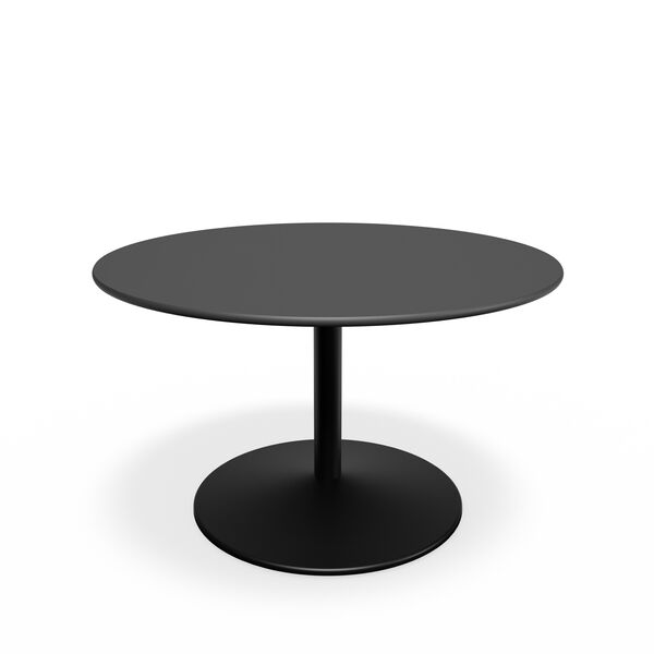 Panton Sofabord Ø75 4023-Forbo Nero Linoleum