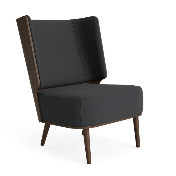 Serena Lounge Chair Dark Oak/Phantom Grey