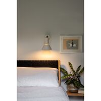 Type 80 W2 Wall Light with Cable/Plug Pale Putty