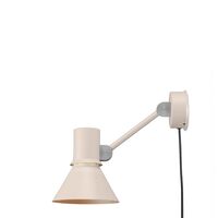 Type 80 W2 Wall Light with Cable/Plug Pale Putty
