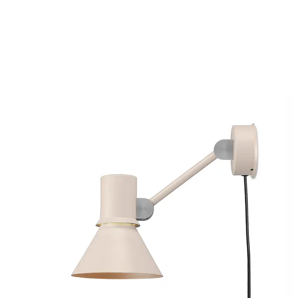 Type 80 W2 Wall Light with Cable/Plug Pale Putty