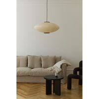 Mori Oval Pendant Ø52 Walnut/Off-white