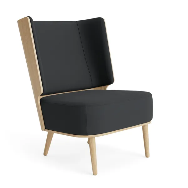 Serena Lounge Chair Natural Oak/Phantom Grey