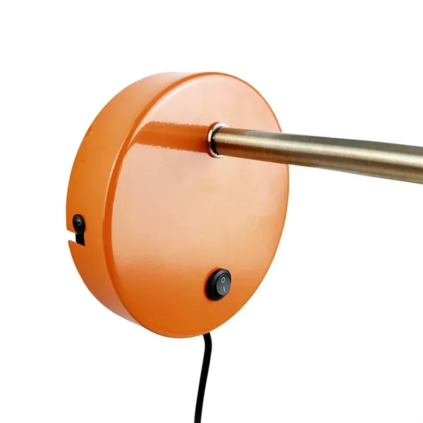 Ocean Wandlamp Oranje/Messing