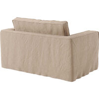 Loom Nest Love Seat Lounge Chair Beige