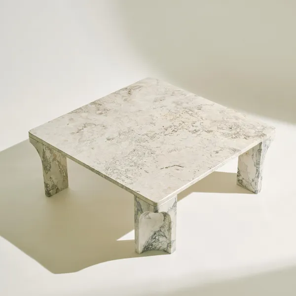 Doric Coffee Table 80x80 cm Stormy Gray